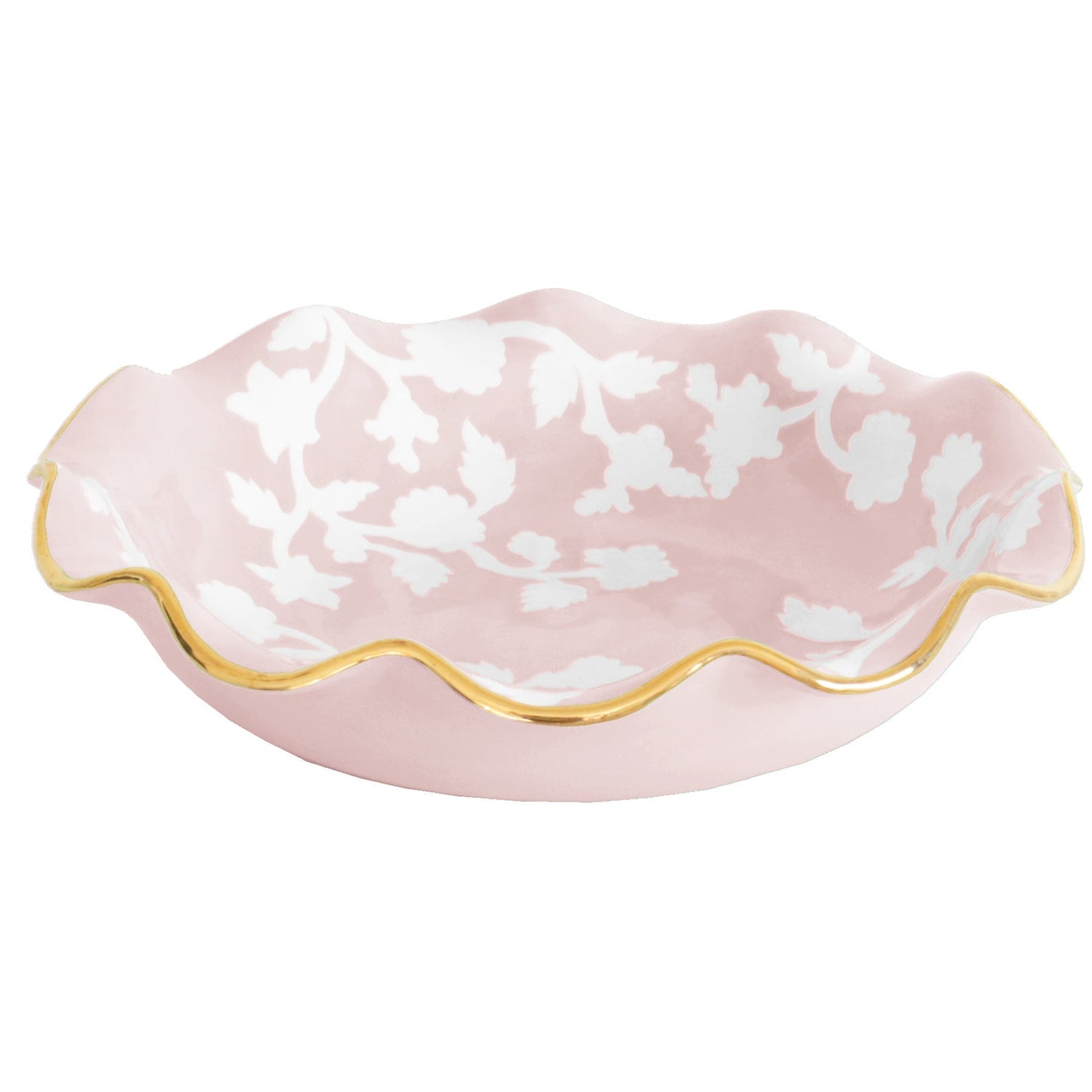 Chinoiserie Dreams Scalloped Bowls with 22K Gold Accent | Wholesale