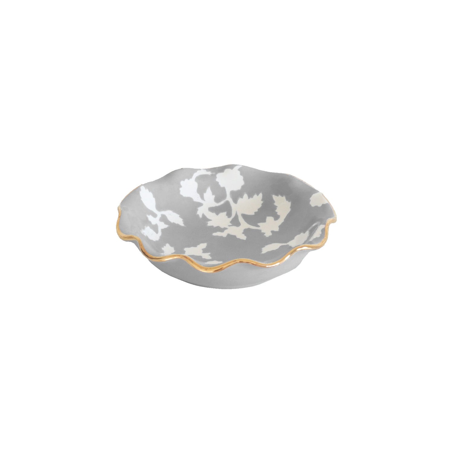 Chinoiserie Dreams Scalloped Bowls with 22K Gold Accent | Wholesale