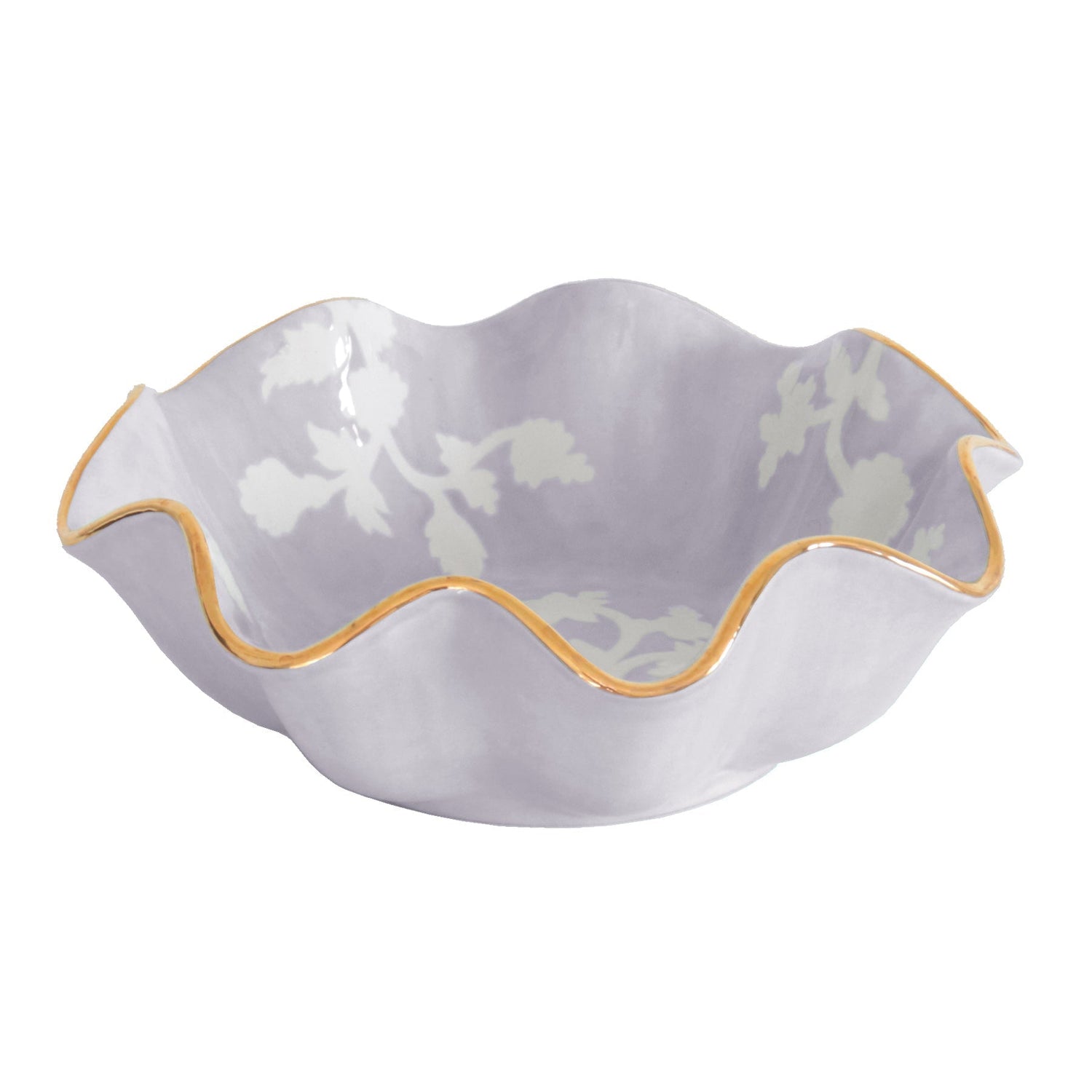 Chinoiserie Dreams Scalloped Bowls with 22K Gold Accent | Wholesale