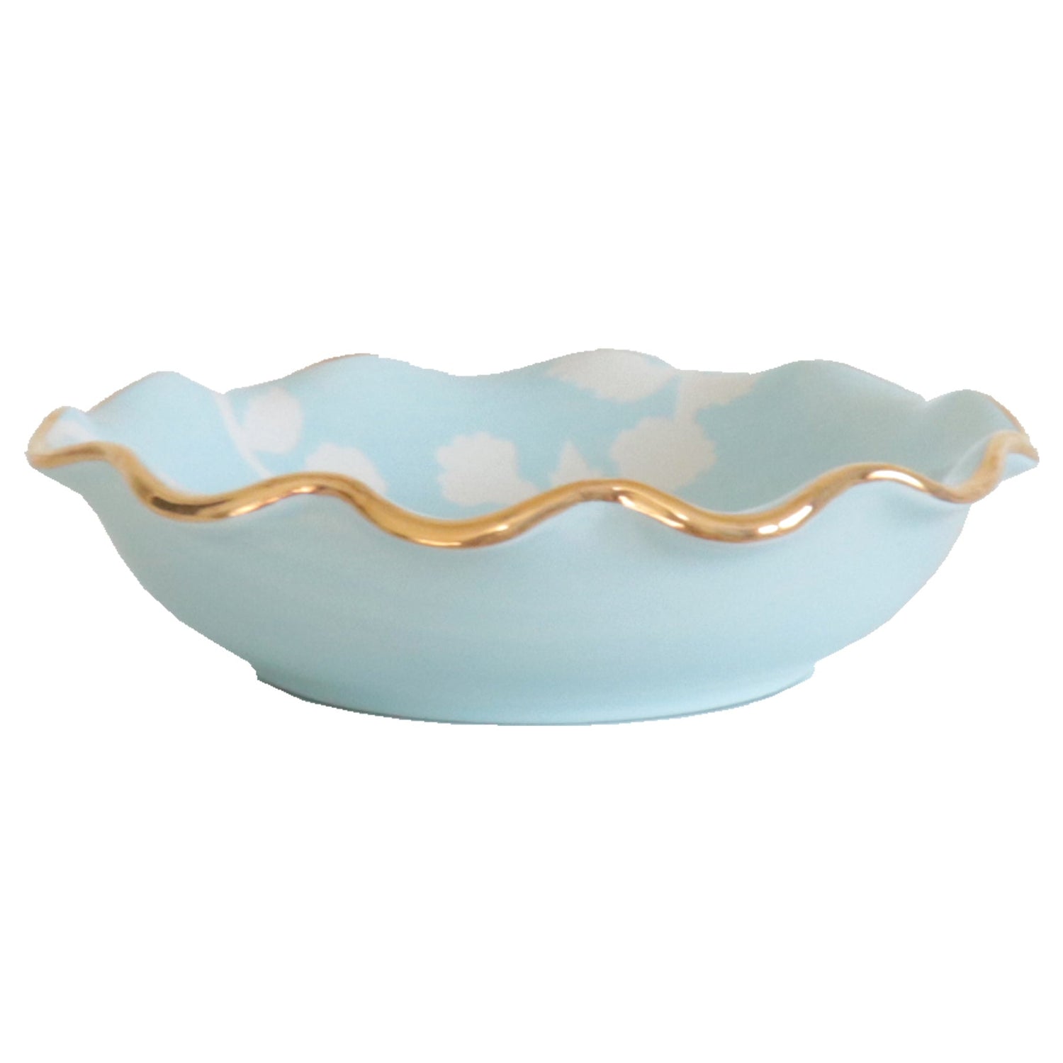 Chinoiserie Dreams Scalloped Bowls with 22K Gold Accent | Wholesale