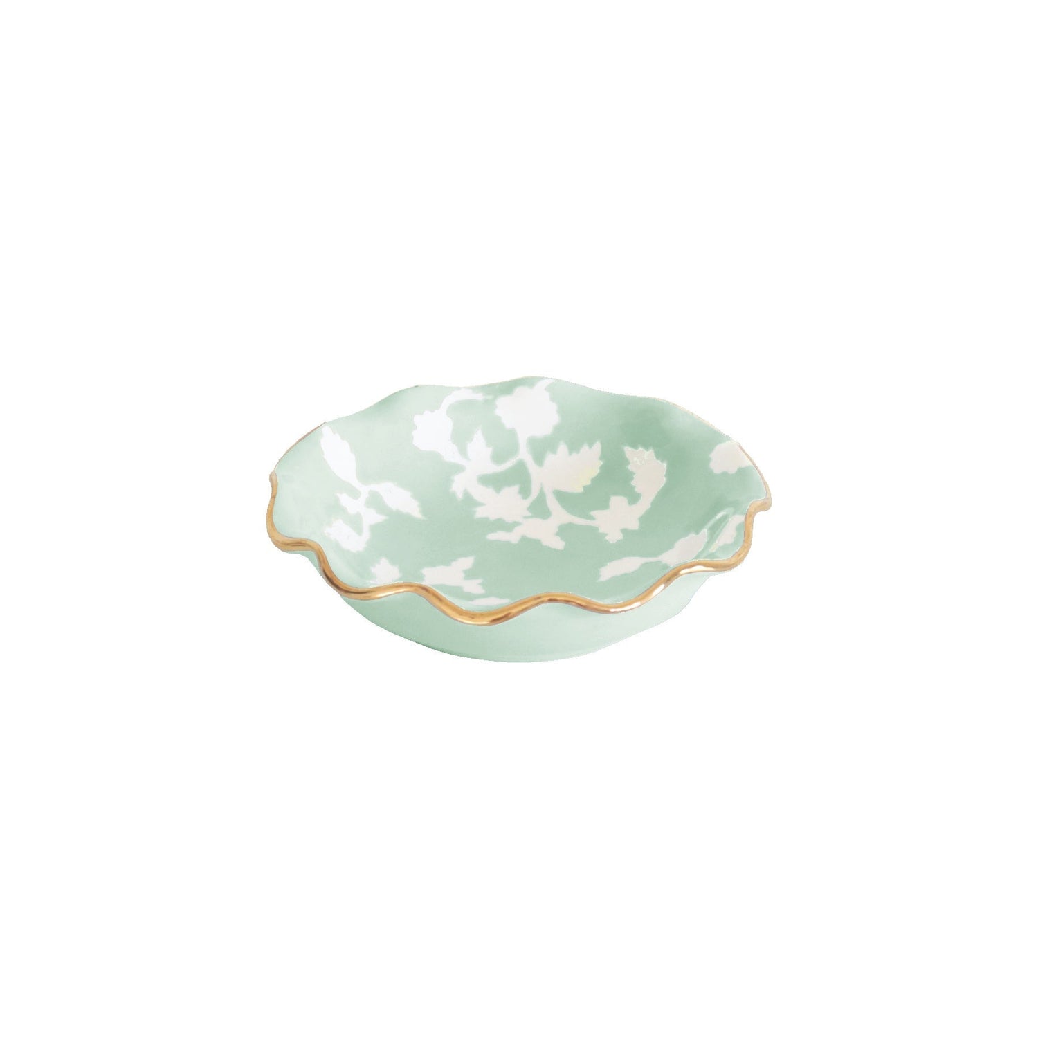 Chinoiserie Dreams Scalloped Bowls with 22K Gold Accent | Wholesale