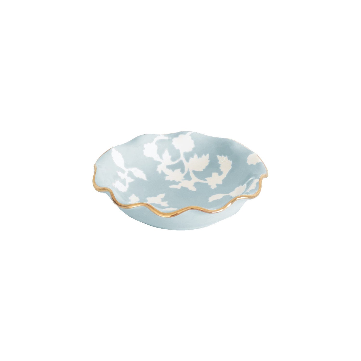 Chinoiserie Dreams Scalloped Bowls with 22K Gold Accent | Wholesale
