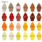 Custom Color Laurel Single Letter Monogram Ginger Jars