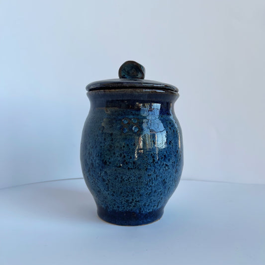 Floating Blue Jar | Panther Pots by Joseph Clayton