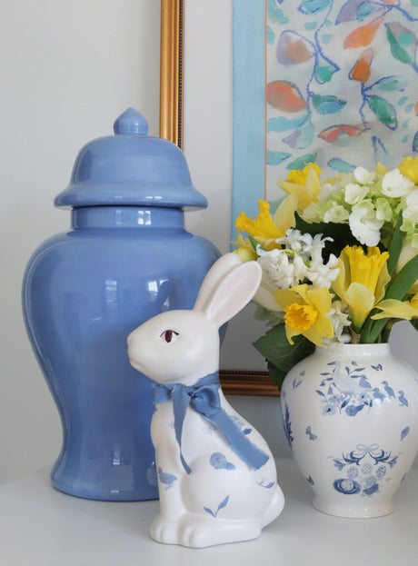 French Blue Ginger Jars