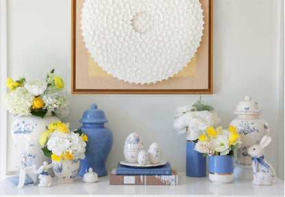 French Blue Ginger Jars