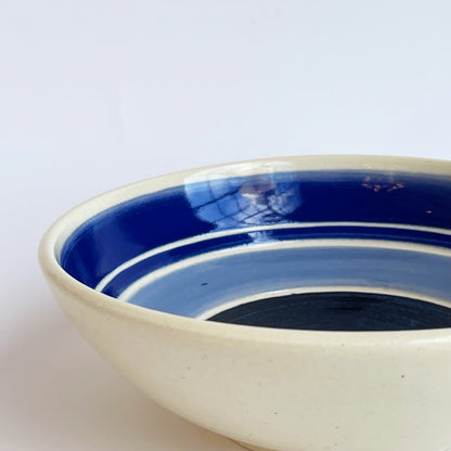 Tri Color Blue Bowl | Jim Pratt- Tulsa Clay