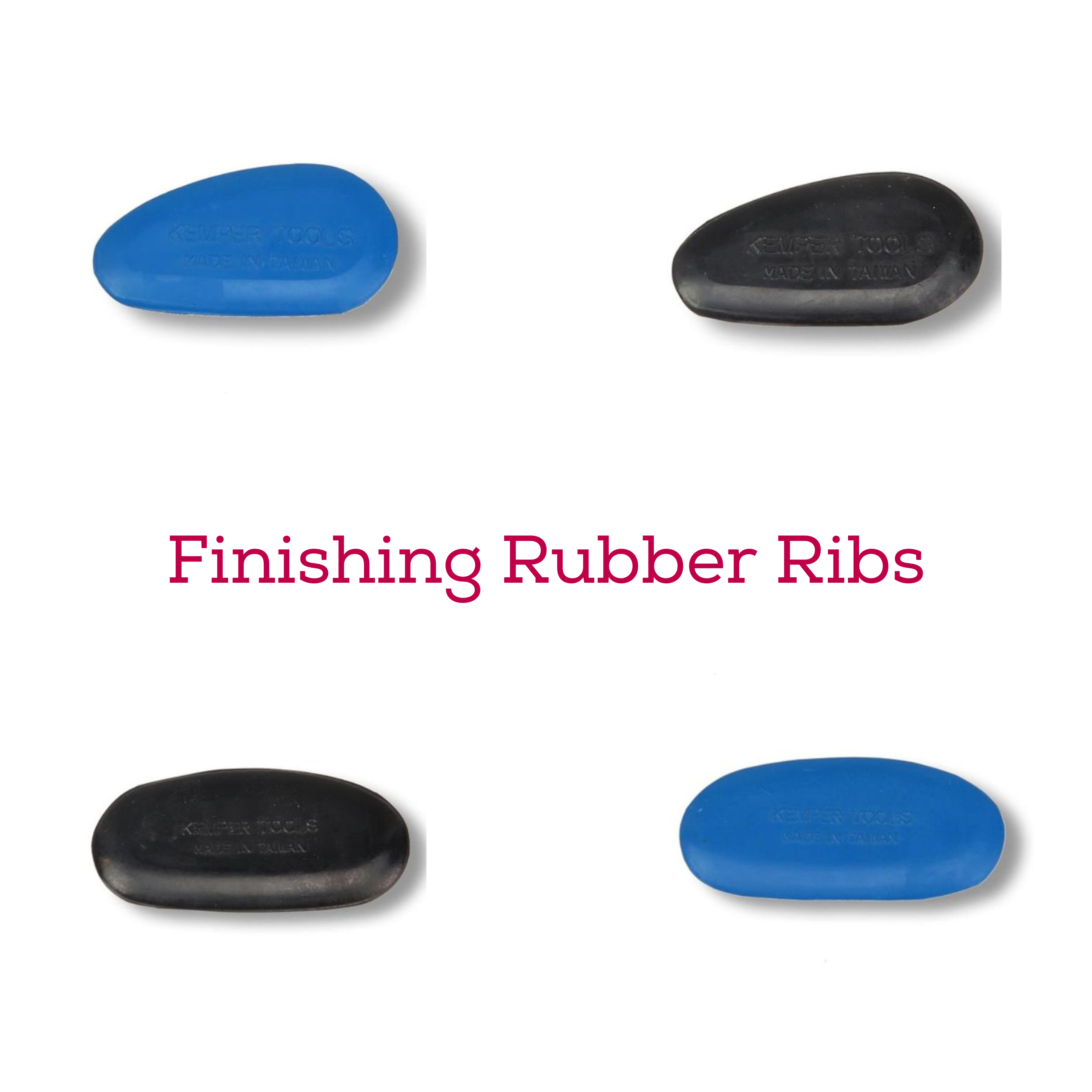 Rubber Rib Type Finishing Rubber Ribs – Ruby Clay Company