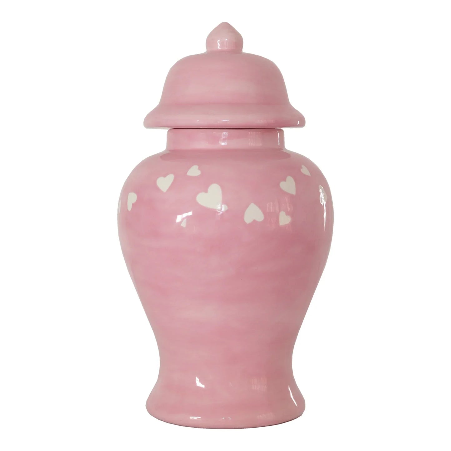 "Love is in the Air" Ginger Jars in Bubble Gum Pink | Wholesale