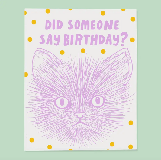 Birthday Kitten Card