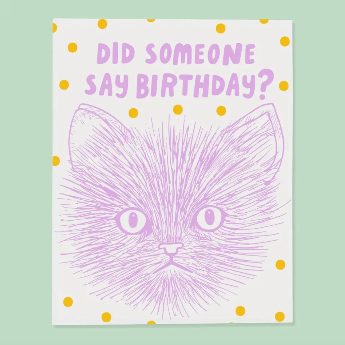 Birthday Kitten Card