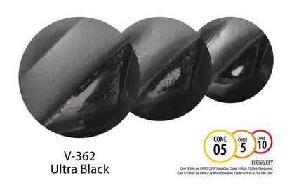 Ultra Black Underglaze V-362