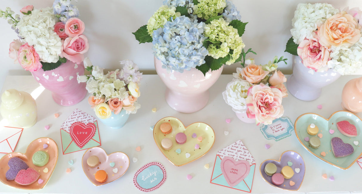 "Confetti Hearts" Dishes | Wholesale