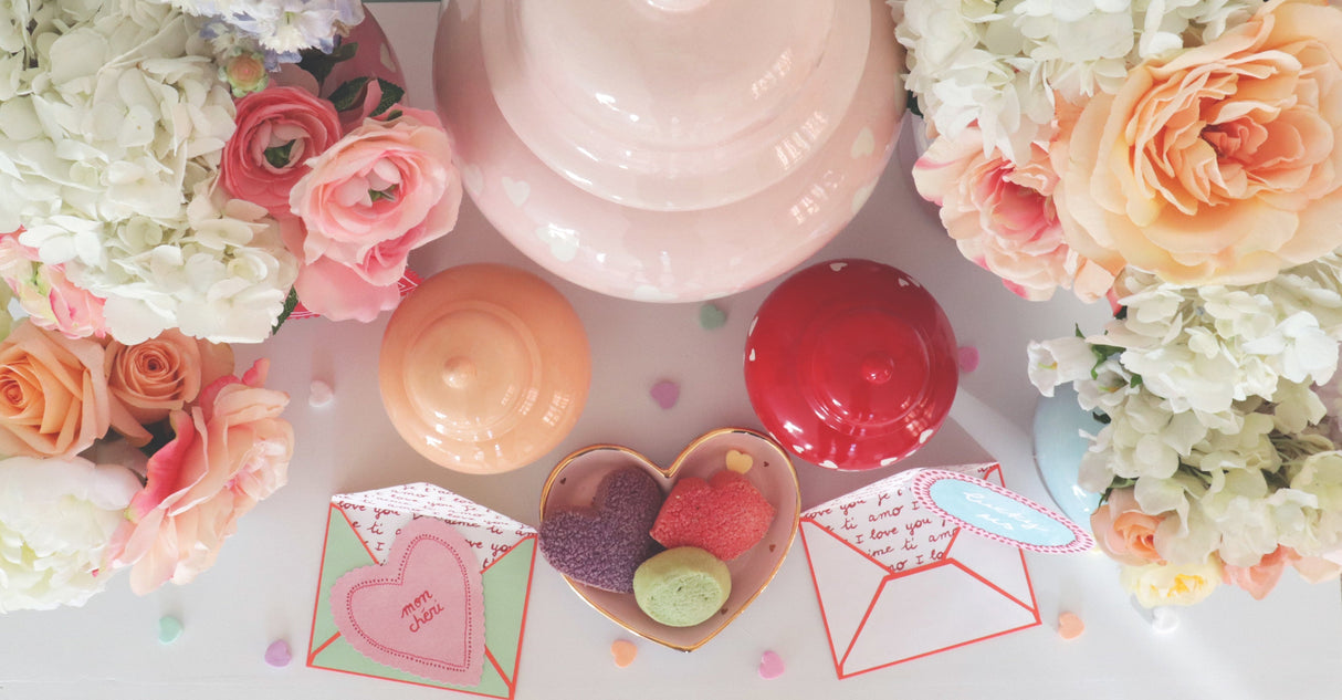 "Confetti Hearts" Dishes | Wholesale