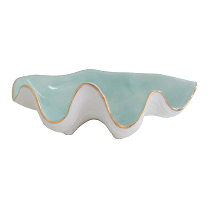 Clam Shell Bowl with 22K Gold Accent | Wholesale