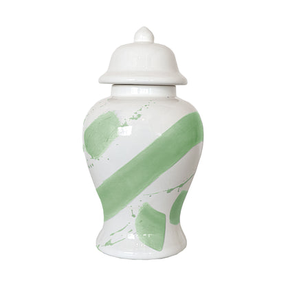 Cabbage Patch Brushstroke Ginger Jar