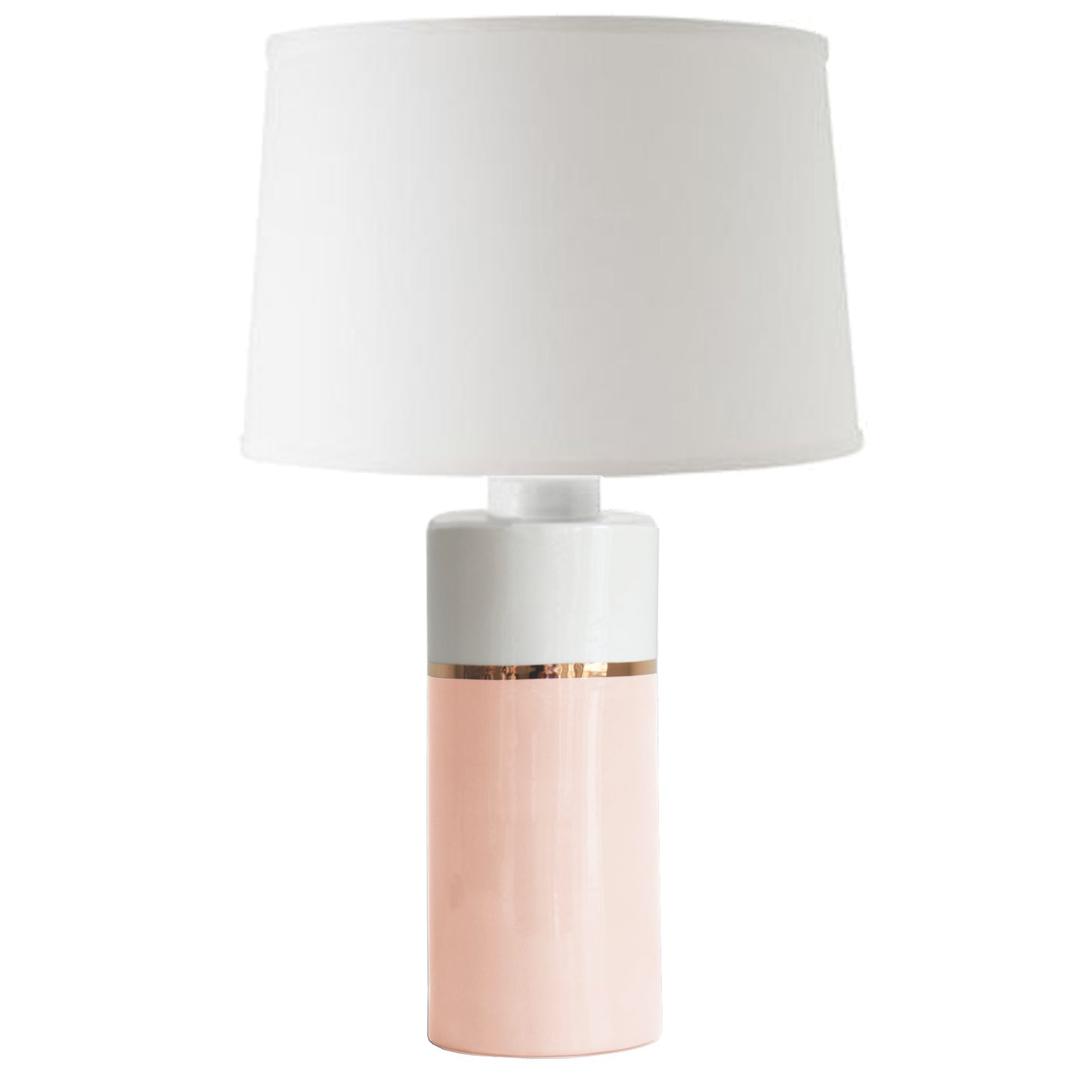 Blush Color Block Column Lamp