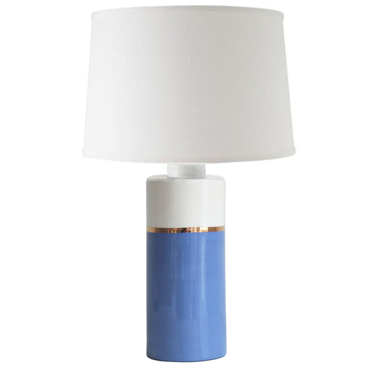 French Blue Color Block Column Lamp | Wholesale