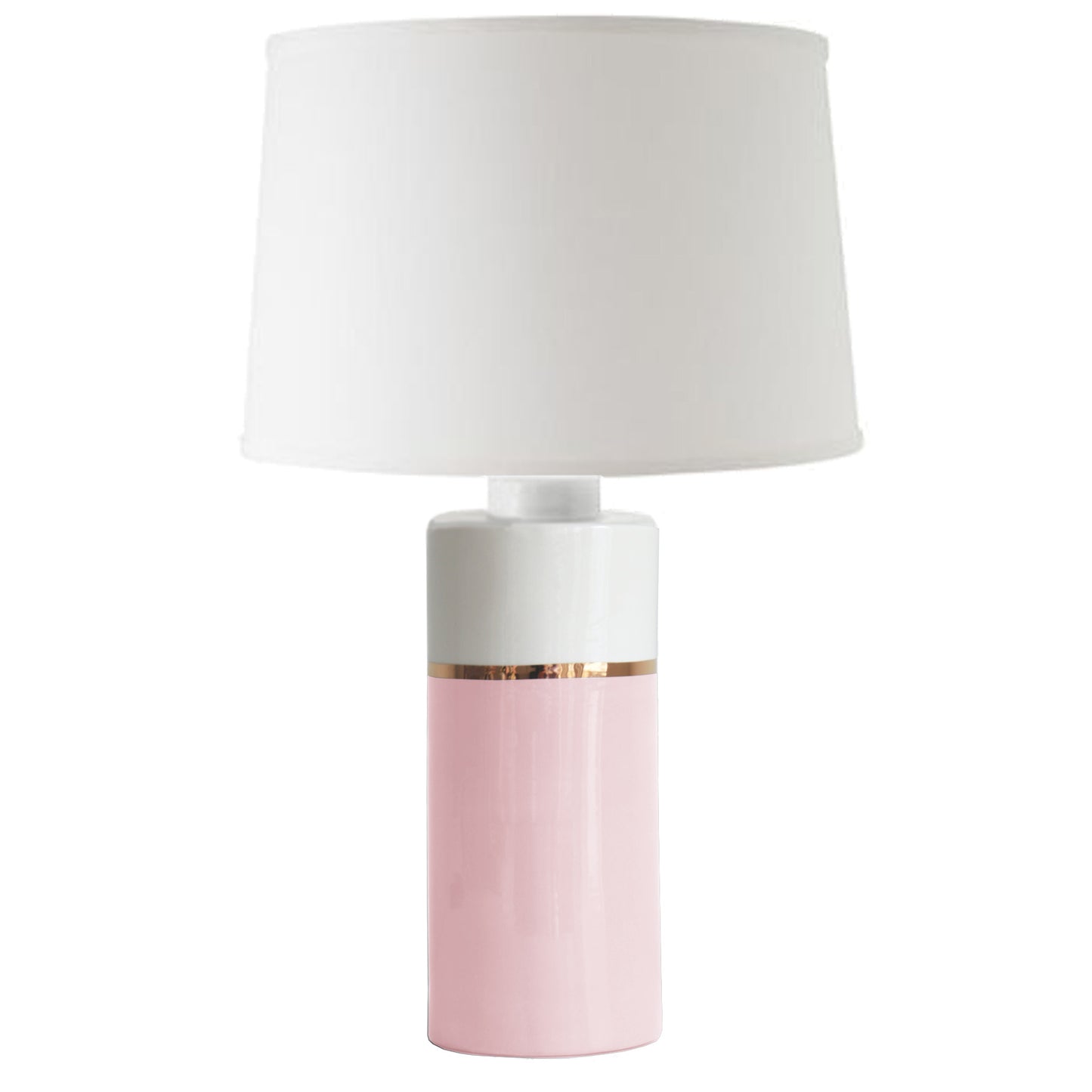 Cherry Blossom Pink Color Block Column Lamp