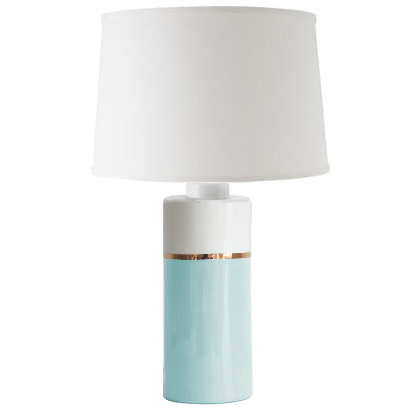 Robin's Egg Color Block Column Lamp | Wholesale