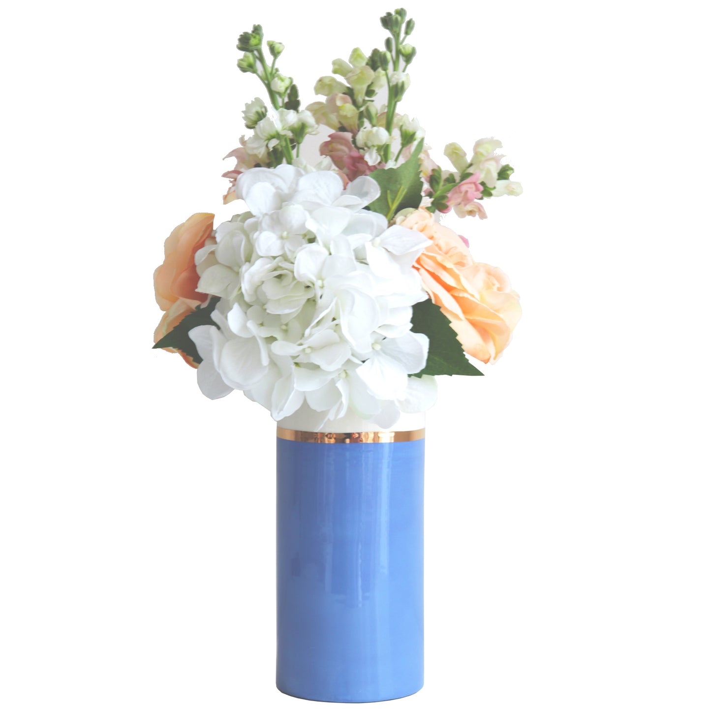Color Block Column Vase