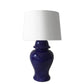 Navy Blue Ginger Jar Lamp | Wholesale