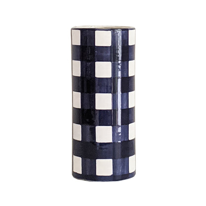 Gingham Column Vase | Wholesale