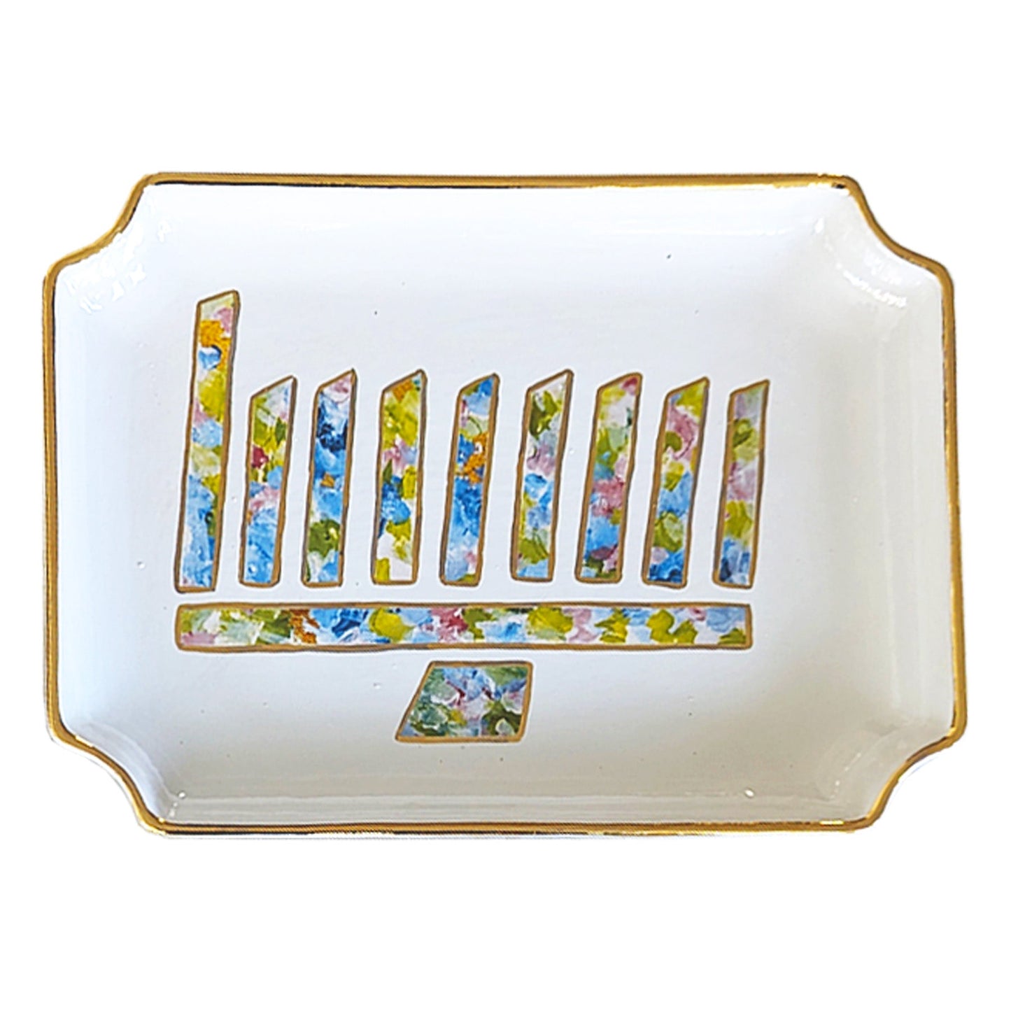 Menorah Trays with 22K Gold Accents by Lo Home x Amanda Toppe
