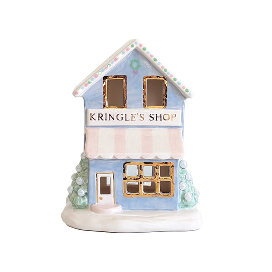 Pastel Kringle Shop with 22K Gold Accents