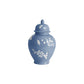 Deck the Halls Ginger Jars in French Blue