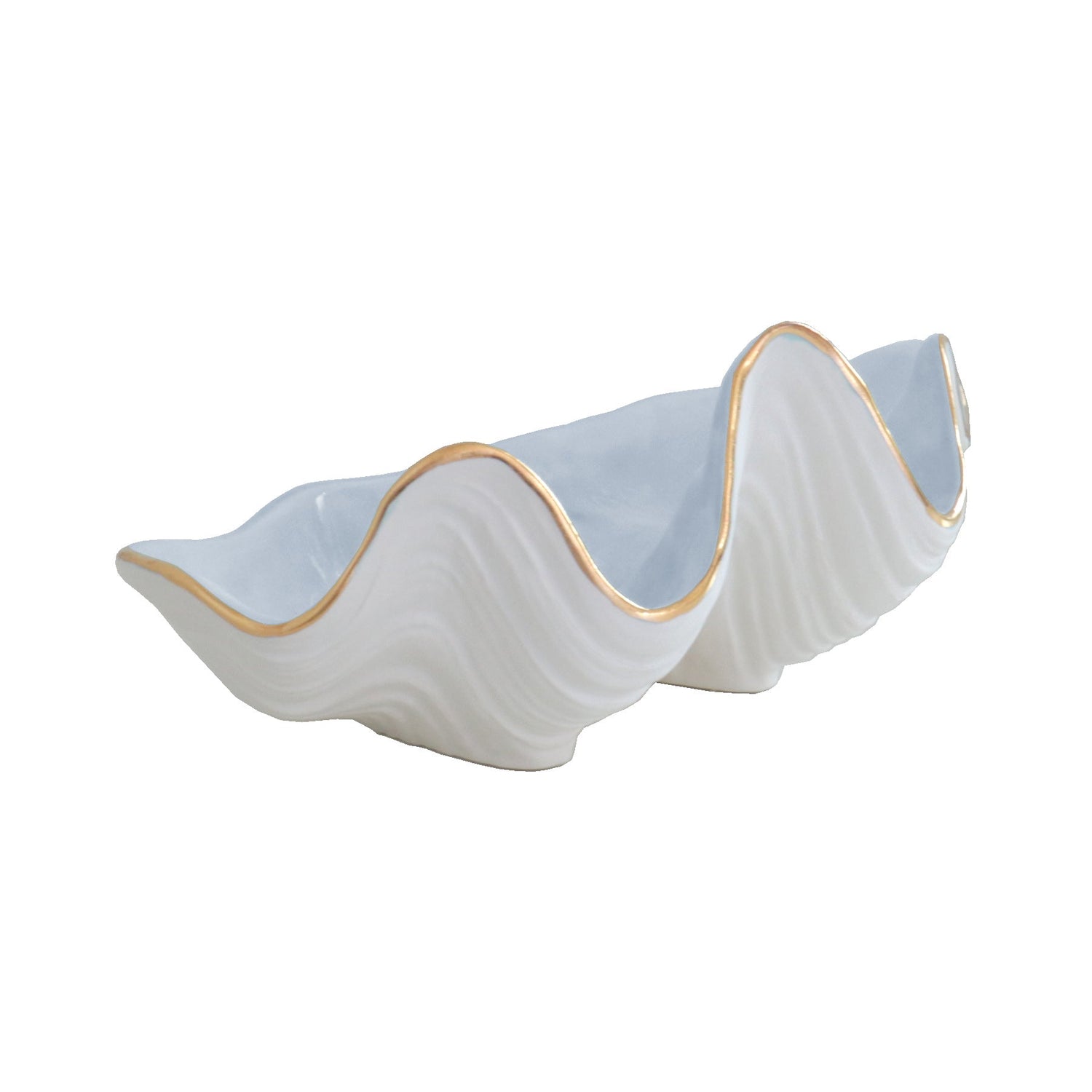 Clam Shell Bowl with 22K Gold Accent | Wholesale