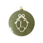 Large Ornament with Bow Monogram