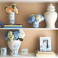 Lo Home x Chapple Chandler Small Gingham Vase with Hydrangea Accents