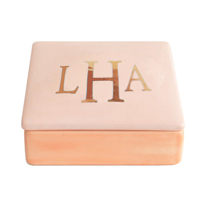 Classic Monogram Two-Tone Box