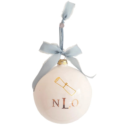 Monogrammed Keepsake Ornament- Graduation