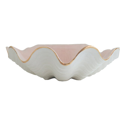 Clam Shell Bowl with 22K Gold Accent | Wholesale