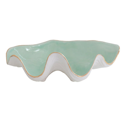 Clam Shell Bowl with 22K Gold Accent | Wholesale