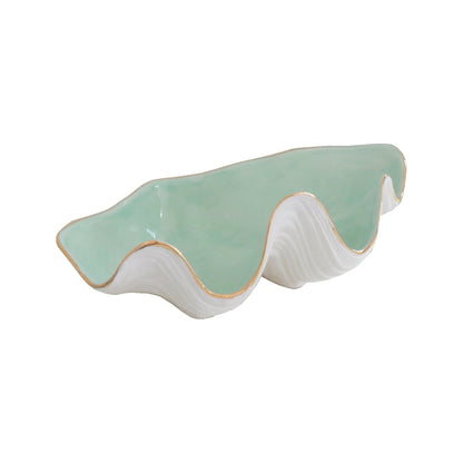 Clam Shell Bowl with 22K Gold Accent | Wholesale