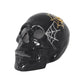 "Mr. Bones and Charlotte" Skull Decor with 22K Gold Accents- Black
