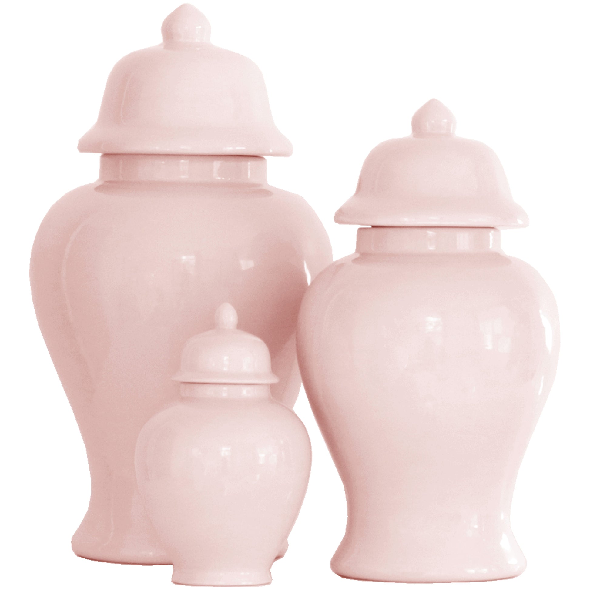 Cherry Blossom Pink Ginger Jars – Ruby Clay Company