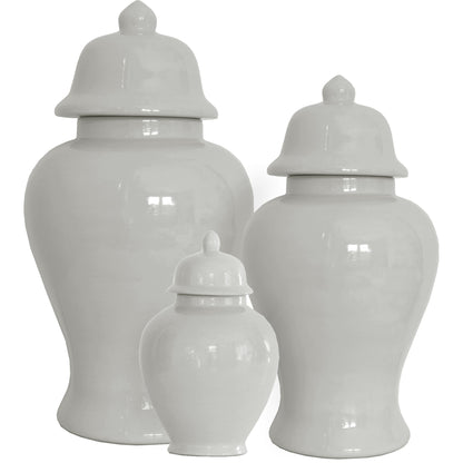 Light Gray Ginger Jars