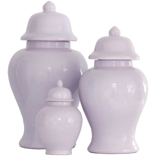 Light Lavender Ginger Jars | Wholesale