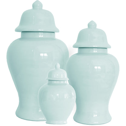 Robin's Egg Blue Ginger Jars