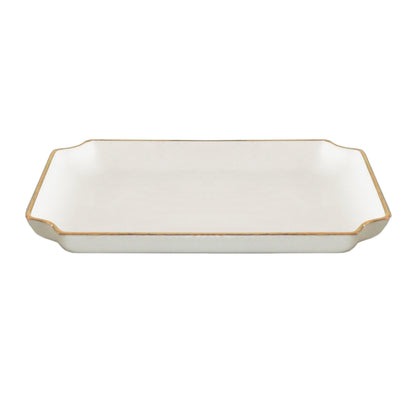 Solid Trays with Gold Accent