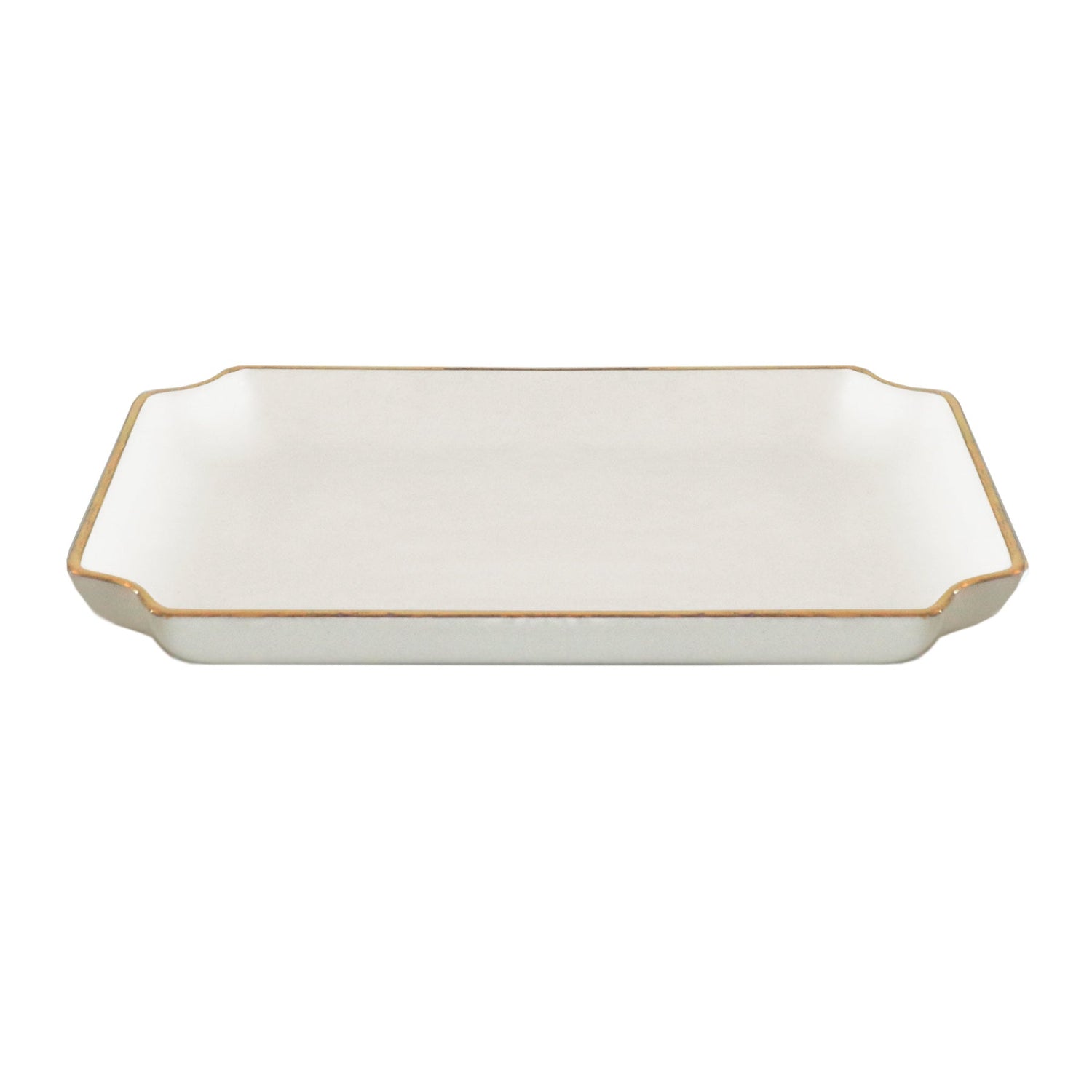 Solid Trays with Gold Accent | Wholesale