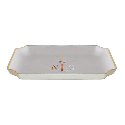 New Baby Keepsake Monogrammed Tray