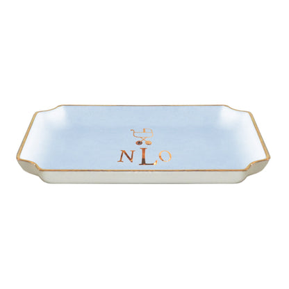 New Baby Keepsake Monogrammed Tray