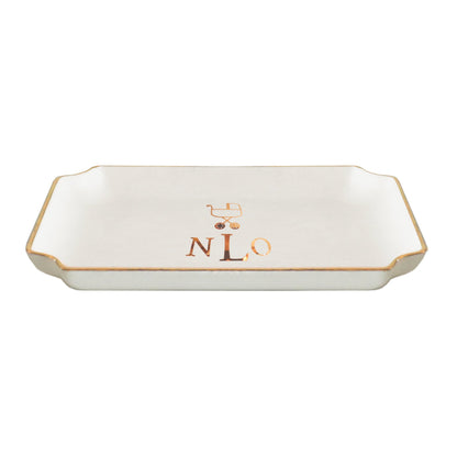 New Baby Keepsake Monogrammed Tray