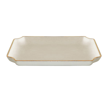 Solid Trays with Gold Accent