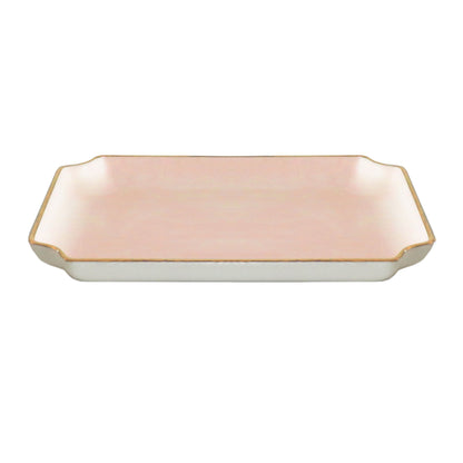 Solid Trays with Gold Accent